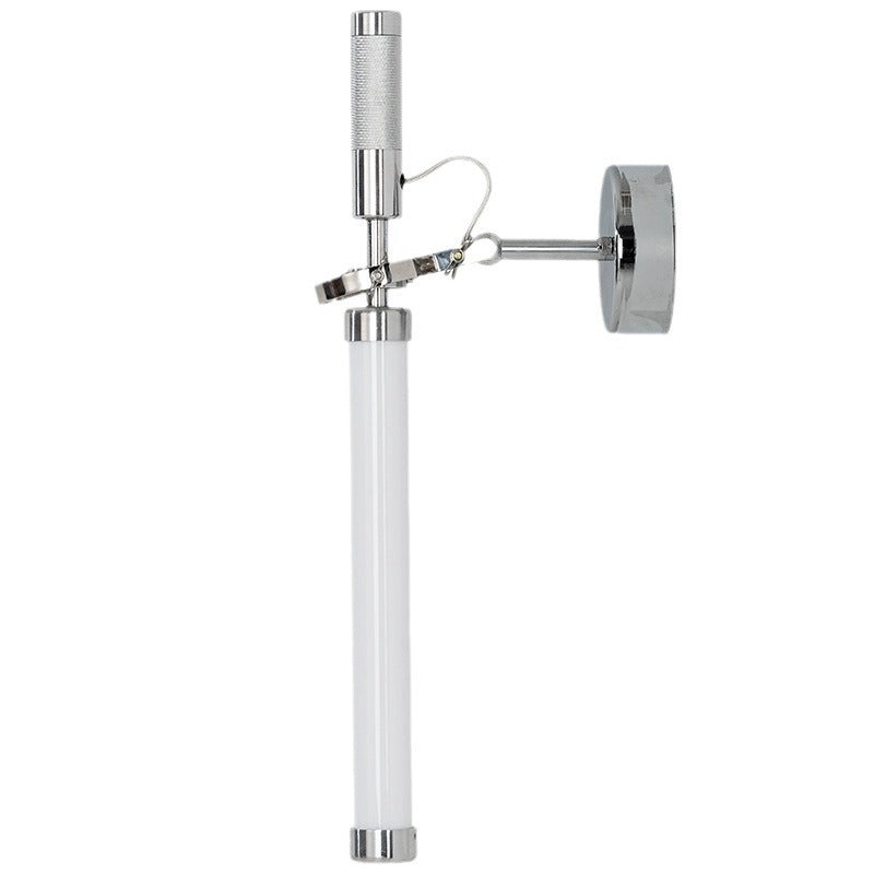 Modern Minimalist Long Strip Hardware Glass LED Wall Sconce Lamp For Living Room