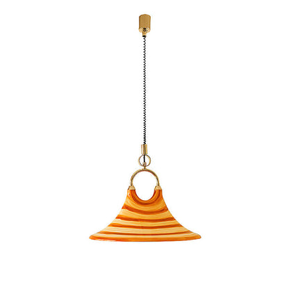 Contemporary Creative Lava Trumpet Acrylic Shade 1-Light Pendant Light For Dining Room
