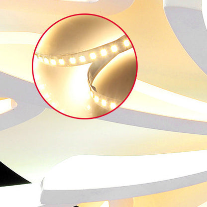 مصباح سقف LED بتصميم الهندباء الأكريليكي المعاصر من نورديك، مثبت على السقف لغرفة النوم 