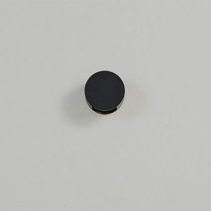 Modern Minimalist Round Aluminum Up And Down Illuminated LED Waterproof Wall Sconce Lamp For Outdoor Patio