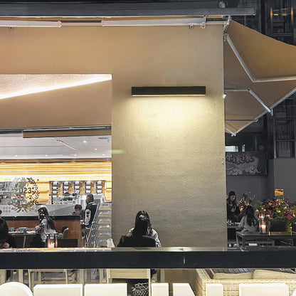 Modern Simplicity Aluminum Long Strip LED Waterproof Wall Sconce Lamp For Outdoor Patio