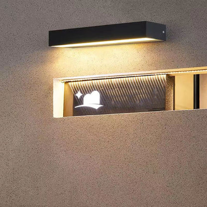 Modern Simplicity Aluminum Long Strip LED Waterproof Wall Sconce Lamp For Outdoor Patio