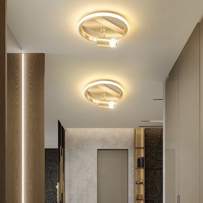 Modern Luxury Iron Acrylic LED Spotlight Flush Mount Ceiling Light For Living Room