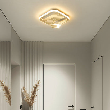 Modern Luxury Iron Acrylic LED Spotlight Flush Mount Ceiling Light For Living Room