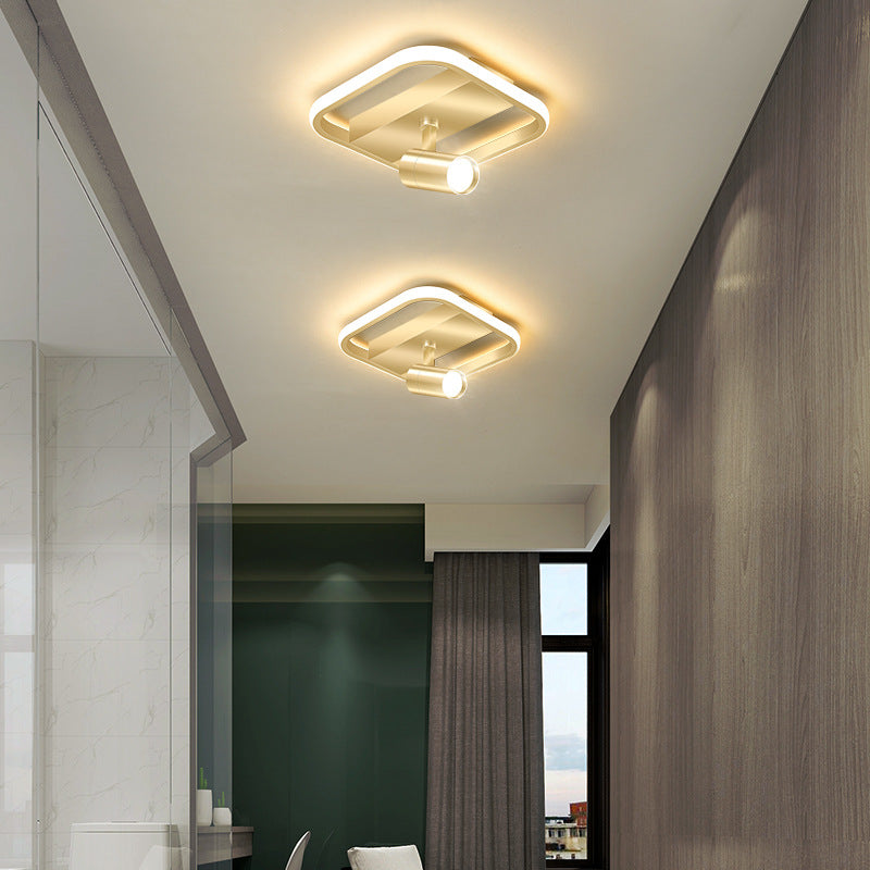 Modern Luxury Iron Acrylic LED Spotlight Flush Mount Ceiling Light For Living Room