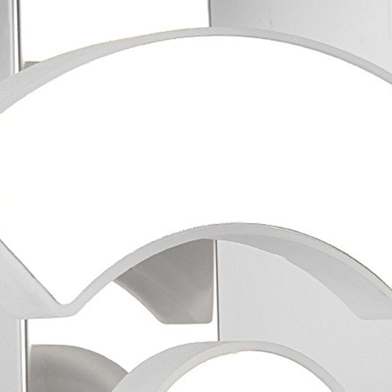 Contemporary Creative Stainless Steel WIFI Acrylic Shade LED Wall Sconce Lamp For Living Room