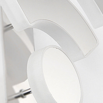 Contemporary Creative Stainless Steel WIFI Acrylic Shade LED Wall Sconce Lamp For Living Room