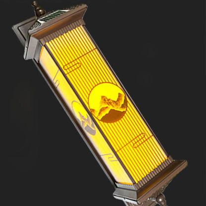 Traditional Chinese Aluminum Glass Rectangular LED Solar Waterproof Outdoor Wall Sconce Lamp For Garden