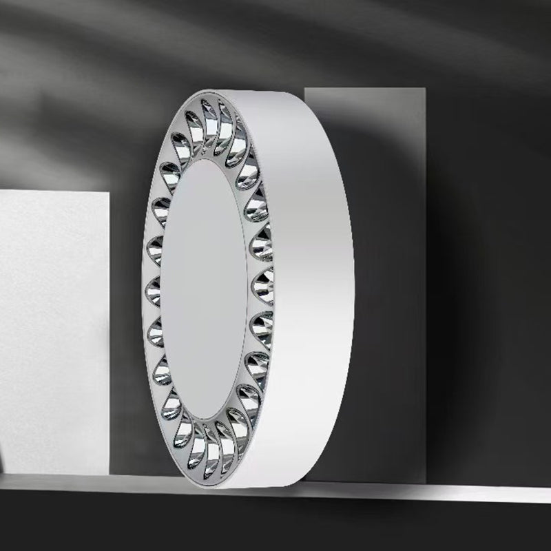 Contemporary Nordic Aluminum Acrylic Round LED Pendant Light For Living Room