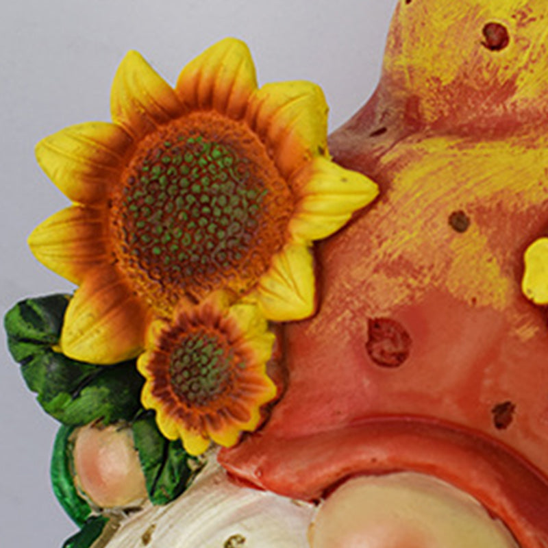 Contemporary Creative Cartoon Resin Dwarf Elf Solar LED Decoration Ground Insert Landscape Light For Garden