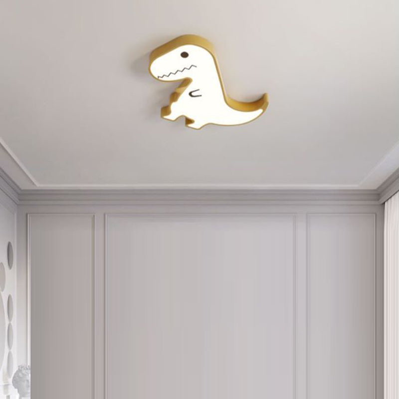 مصباح سقف LED بتصميم ديناصور بتصميم معاصر ومبتكر مصنوع من مادة ABS لغرفة النوم