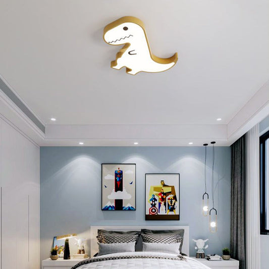مصباح سقف LED بتصميم ديناصور بتصميم معاصر ومبتكر مصنوع من مادة ABS لغرفة النوم