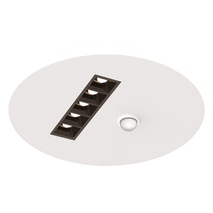 Contemporary Simplicity Iron Acrylic Square Shade LED Flush Mount Ceiling Light For Living Room