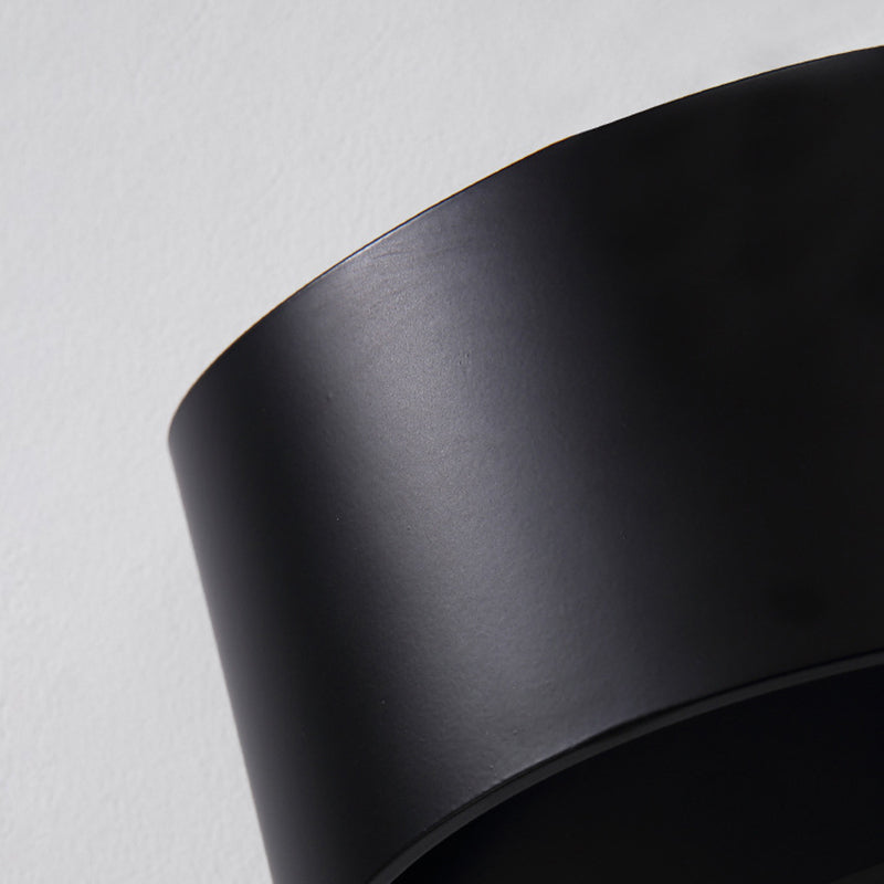 Modern Minimalist Curved Aluminum Up And Down Illuminated LED Wall Sconce Lamp For Outdoor Patio