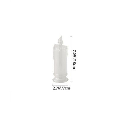 Contemporary Creative Plastic Simulation Candle LED Night Light Table Lamp For Bedroom