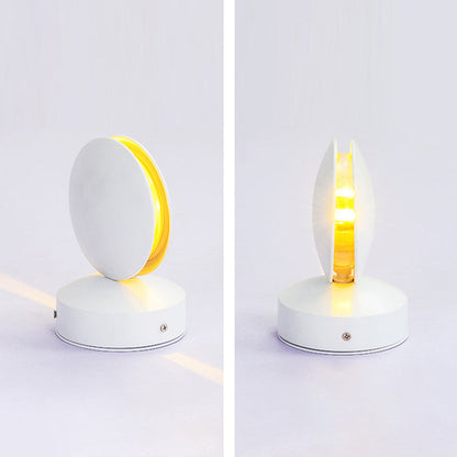 Contemporary Nordic Aluminum Glass Geometric Circle LED Spotlight Waterproof Flush Mount Ceiling Light For Hallway