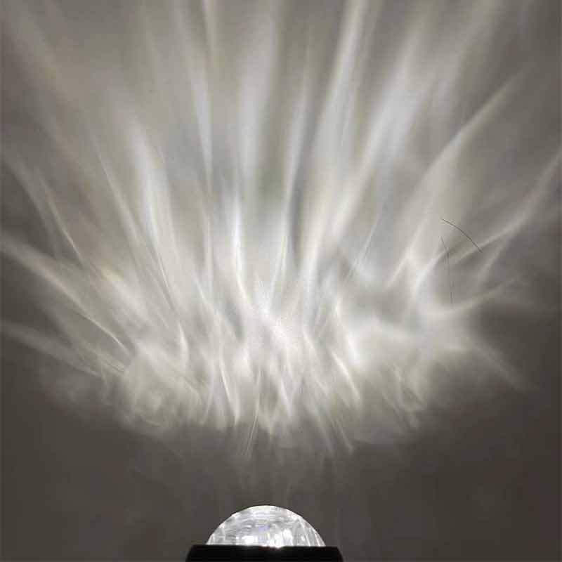 Contemporary Industrial Dynamic Rotating Aurora Aluminum LED Solar Wall Sconce Lamp Spotlight For Garden