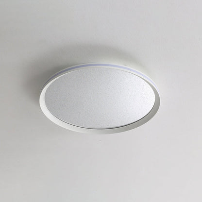 Contemporary Creative Starlight Cloud Rain Texture Iron Aluminum Round LED Flush Mount Ceiling Light For Living Room