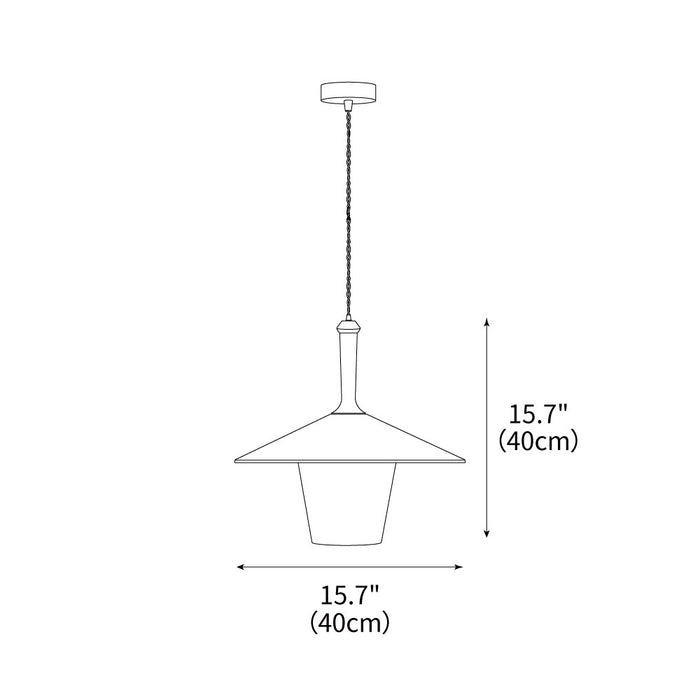 Contemporary Boho Braided Hemp Rope Cottage Shade Solid Wood 1-Light Pendant Light For Living Room