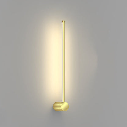 مصباح حائط LED بتصميم هندسي مستقيم من الألومنيوم بتصميم عصري بسيط لغرفة المعيشة 