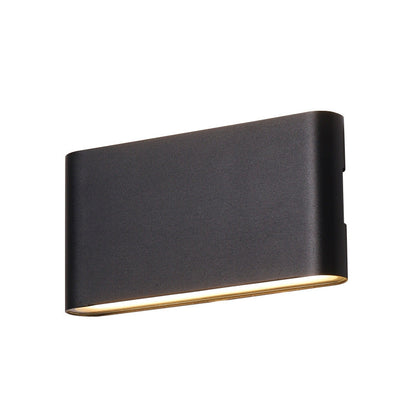 Modern Minimalist Waterproof Rectangle Aluminum LED Outdoor Wall Sconce Lamp For Outdoor Patio