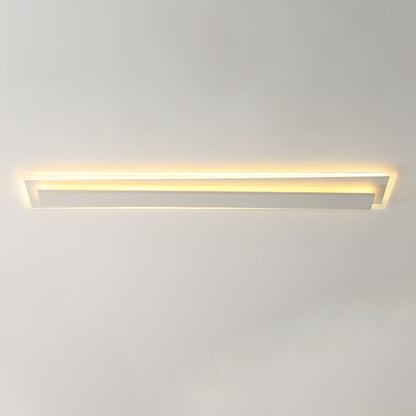 مصباح سقف LED عصري من الألومنيوم والأكريليك بتصميم خط مستقيم لغرفة النوم 