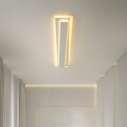 مصباح سقف LED عصري من الألومنيوم والأكريليك بتصميم خط مستقيم لغرفة النوم 