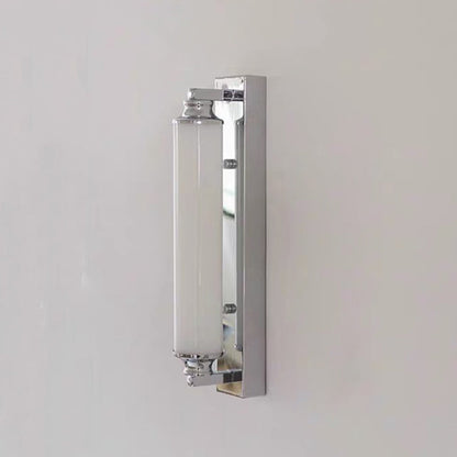 مصباح حائط LED عمودي من الفولاذ المقاوم للصدأ بتصميم نورديك عصري لغرفة المعيشة 
