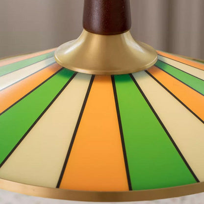 Contemporary Creative Copper Acrylic Flying Saucer Shade LED Pendant Light For Living Room