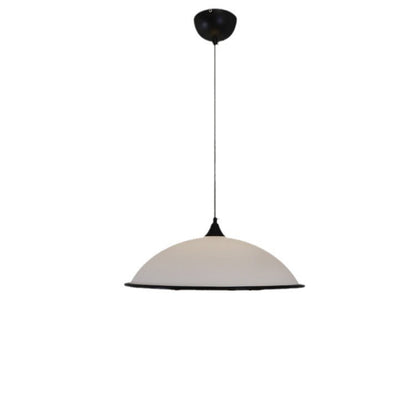Contemporary Nordic Flying Saucer Iron Acrylic 1-Light Pendant Light For Living Room