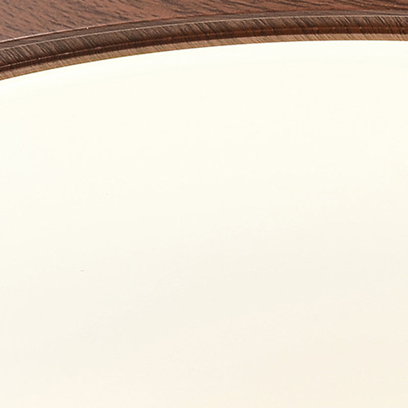 Contemporary Simplicity Iron Acrylic Round LED Flush Mount Ceiling Light For Bedroom