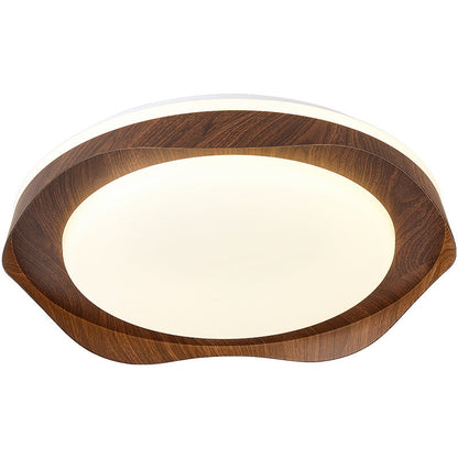 Contemporary Simplicity Iron Acrylic Round LED Flush Mount Ceiling Light For Bedroom