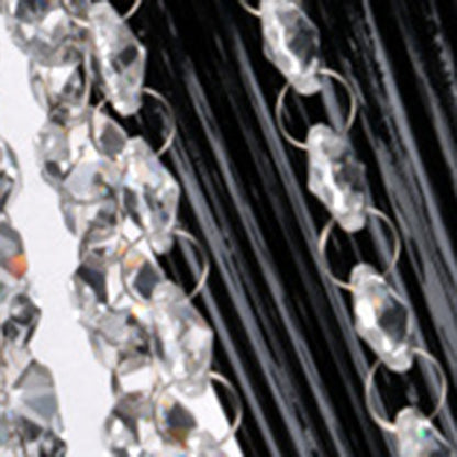 Traditional French Hardware Frame Crystal Glass Candelabra 12-Light Chandelier For Living Room