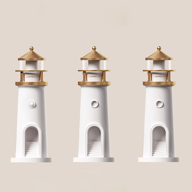 Contemporary Creative ABS Moonlight Lighthouse LED Projector Lamp Table Lamp For Bedroom