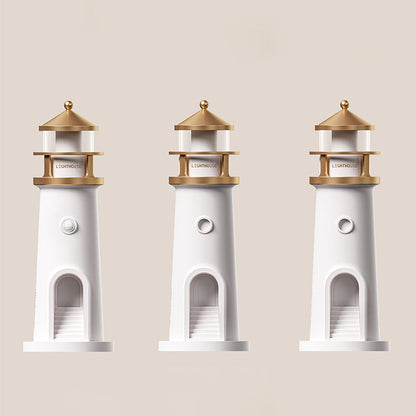 Contemporary Creative ABS Moonlight Lighthouse LED Projector Lamp Table Lamp For Bedroom