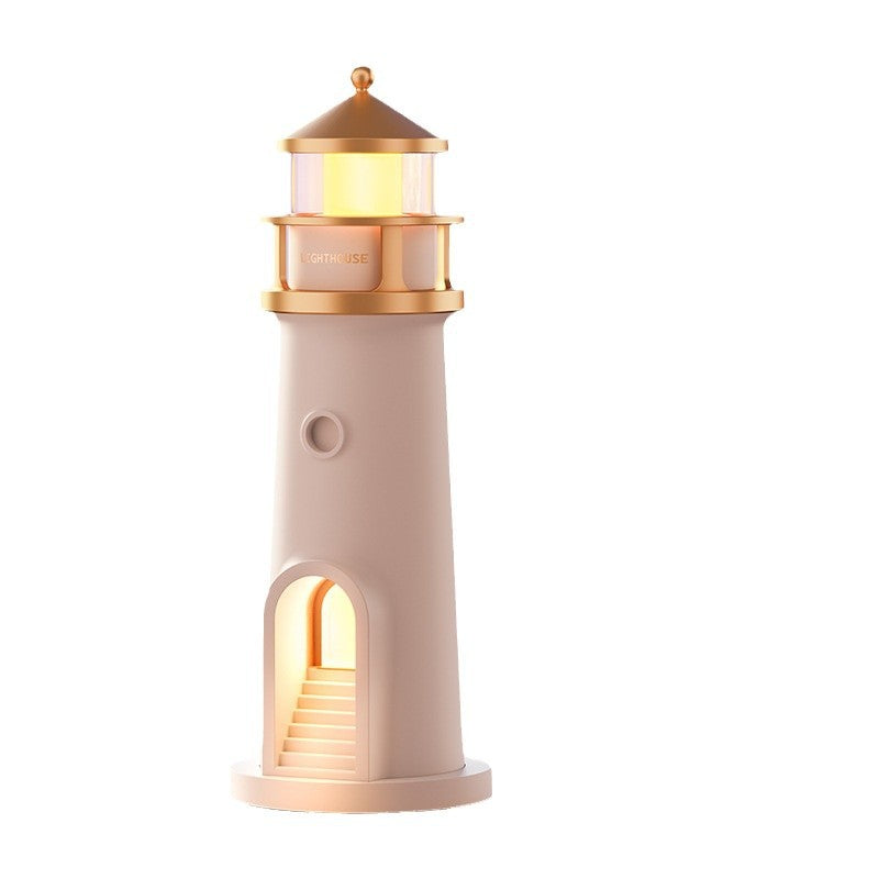 Contemporary Creative ABS Moonlight Lighthouse LED Projector Lamp Table Lamp For Bedroom