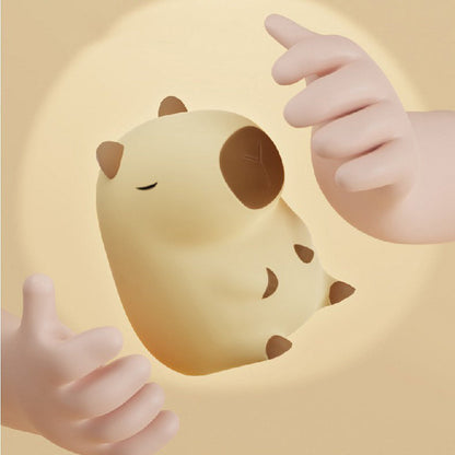 Contemporary Simplicity Cartoon Guinea Pig Silicone ABS LED Night Light Table Lamp For Bedroom