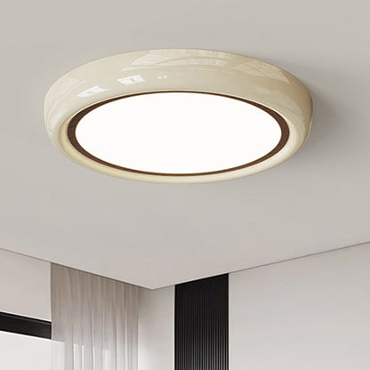 مصباح سقف LED دائري هندسي من الأكريليك بتصميم عصري بسيط لغرفة النوم