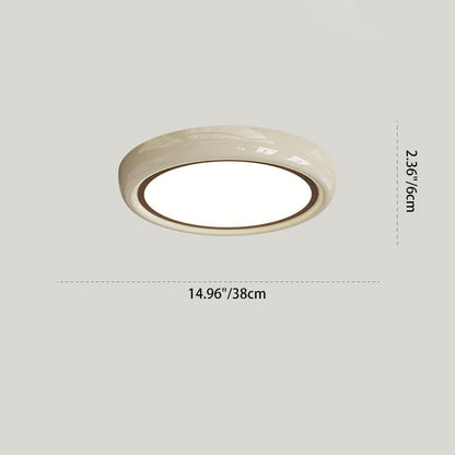 مصباح سقف LED دائري هندسي من الأكريليك بتصميم عصري بسيط لغرفة النوم