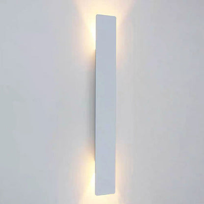 Modern Minimalist Long Strip Aluminum Acrylic LED Waterproof Wall Sconce Lamp For Outdoor Patio