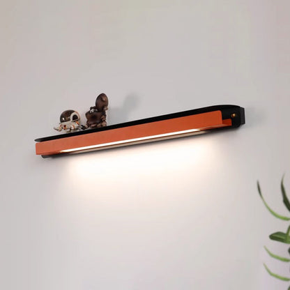 مصباح حائط LED بتصميم عصري بسيط من الأكريليك بخط مستقيم لغرفة النوم 