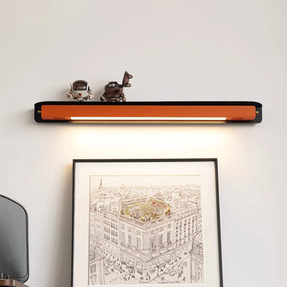 مصباح حائط LED بتصميم عصري بسيط من الأكريليك بخط مستقيم لغرفة النوم 