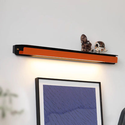 مصباح حائط LED بتصميم عصري بسيط من الأكريليك بخط مستقيم لغرفة النوم 