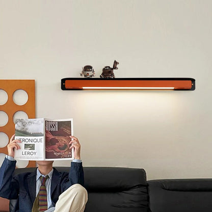 مصباح حائط LED بتصميم عصري بسيط من الأكريليك بخط مستقيم لغرفة النوم 