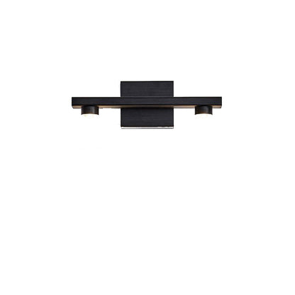 Modern Minimalist Aluminum Linear LED Up And Down Illuminated Wall Sconce Lamp For Bedroom