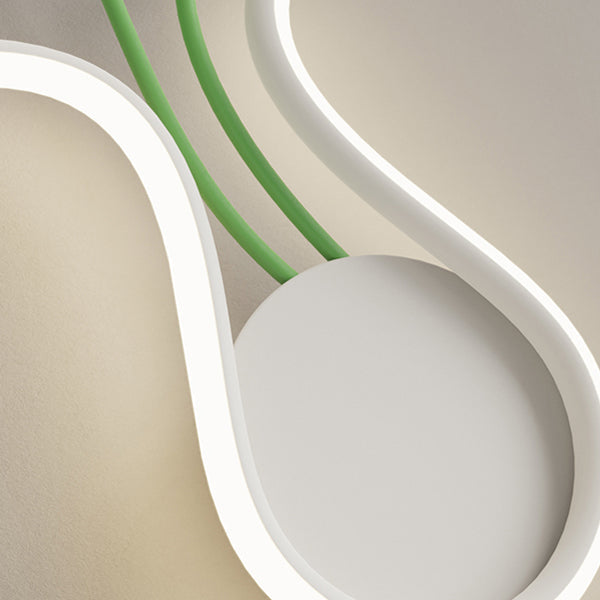 مصباح حائط LED بتصميم زهرة الورد الحديدي الحديث لغرفة النوم 
