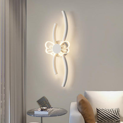 مصباح حائط LED بتصميم زهرة أكريليك حديدي عصري لغرفة النوم