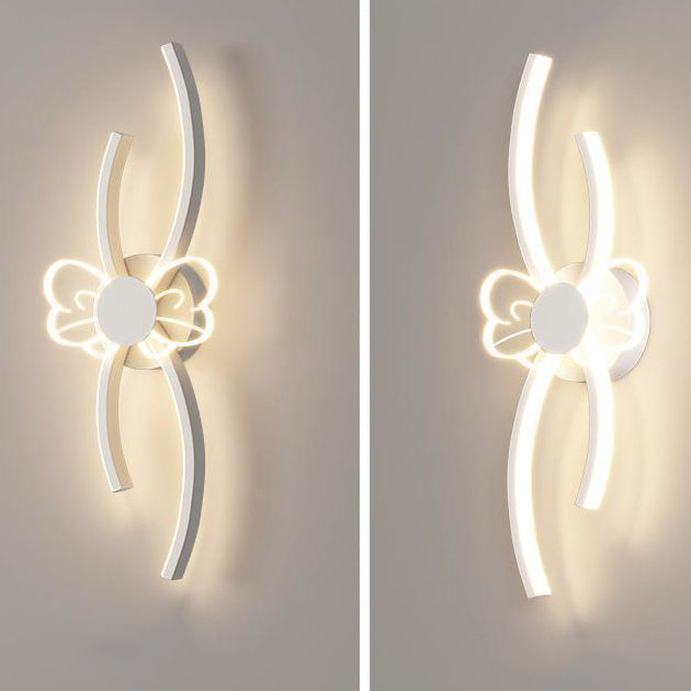 مصباح حائط LED بتصميم زهرة أكريليك حديدي عصري لغرفة النوم