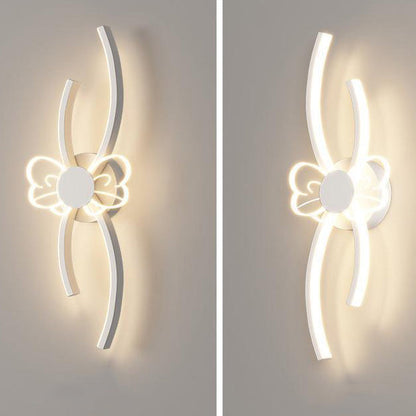 مصباح حائط LED بتصميم زهرة أكريليك حديدي عصري لغرفة النوم