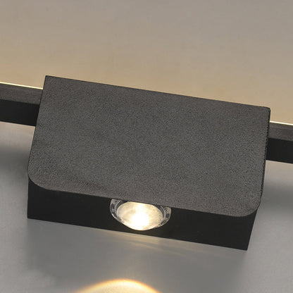 مصباح حائط LED بتصميم عصري بسيط مصنوع من شريط السيليكون والألومنيوم لغرفة المعيشة 